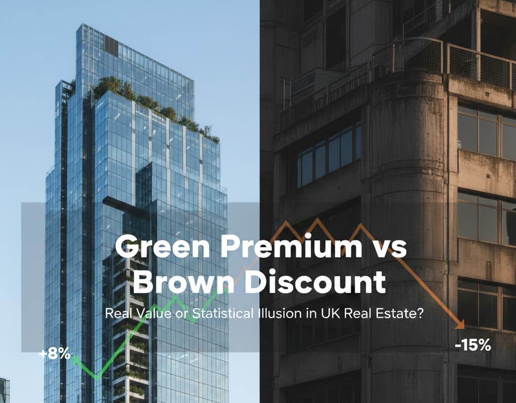 Green Premium vs Brown Discount in UK Real Estate: Are They Real or Illusion?